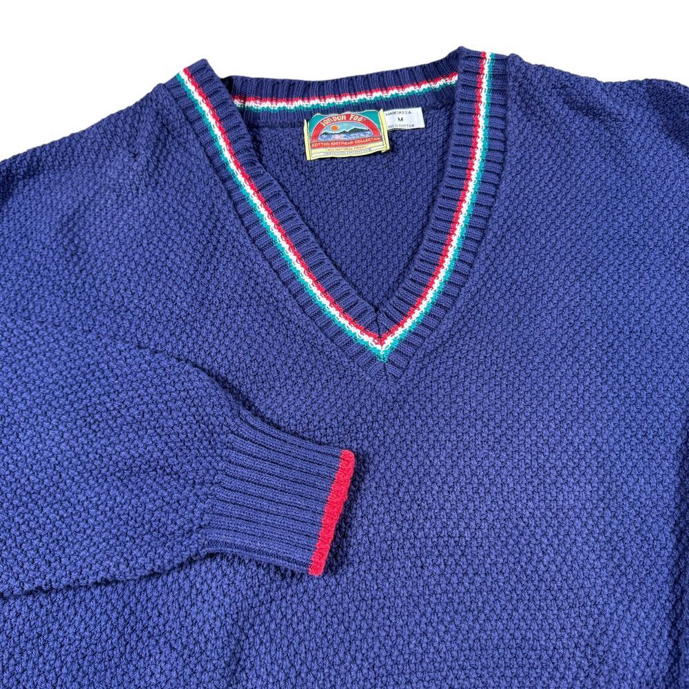 Vintage‎ London Fog Knit Sweater Men's Medium USA Made 90s Fisherman Grandpa